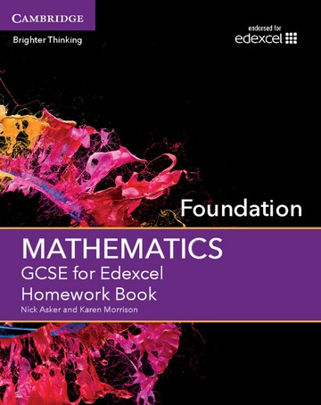 GCSE Mathematics for Edexcel Foundation Homework Book - Nick Asker