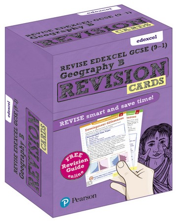 Revise Edexcel GCSE (9-1) Geography B Revision Cards: with free online Revision Guides - Rob Bircher