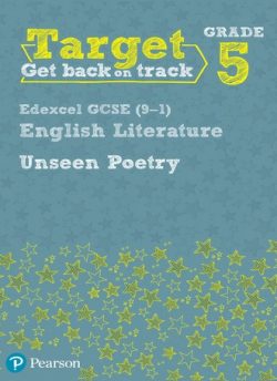 Target Grade 5 Unseen Poetry Edexcel GCSE (9-1) Eng Lit Workbook - David Grant